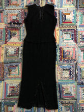 Load image into Gallery viewer, vintage 1950s Gene Shelly beaded knit dress