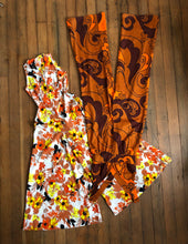 Load image into Gallery viewer, vintage 1970s psychedelic jumpsuit