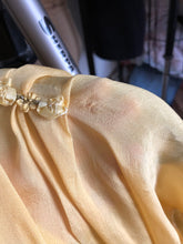 Load image into Gallery viewer, antique 1920s yellow silk bed jacket