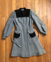 Load image into Gallery viewer, vintage 1940s wool princess coat