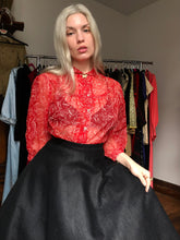 Load image into Gallery viewer, vintage 1950s sheer blouse {L}