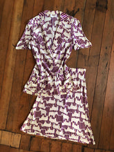 Load image into Gallery viewer, vintage 1970s Elephant skirt set