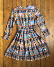 Load image into Gallery viewer, vintage 1970s LANZ koi fish dress