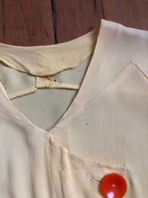 Load image into Gallery viewer, vintage 1930s NRA yellow dress