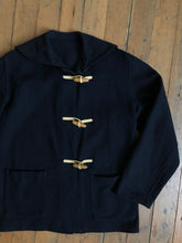 Load image into Gallery viewer, vintage 1940s Wool Sailor jacket {L}