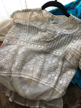 Load image into Gallery viewer, antique 1900s lace blouse {xs}