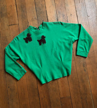 Load image into Gallery viewer, vintage 1950s Poodle sweater