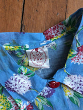 Load image into Gallery viewer, NOS vintage 1930s blue floral dress