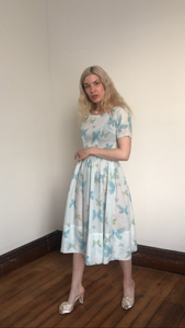 vintage 1960's Butterfly dress {S}