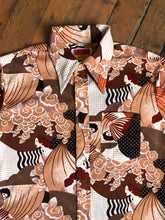 Load image into Gallery viewer, vintage 1970s Art Deco shirt