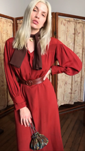 Load image into Gallery viewer, vintage 1930s rayon dress {s/m} AS-IS