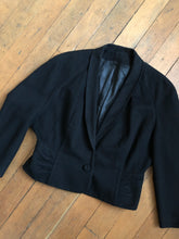 Load image into Gallery viewer, vintage 1950s black jacket