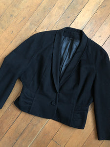 vintage 1950s black jacket