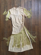 Load image into Gallery viewer, vintage 1940s tassel dress