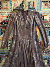 Load image into Gallery viewer, vintage 1930s lamé evening gown