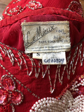Load image into Gallery viewer, vintage 1980s shooting star flapper dress