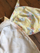 Load image into Gallery viewer, vintage 1940s cotton two piece swim suit
