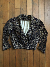 Load image into Gallery viewer, vintage 1950s leopard top
