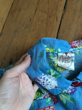 Load image into Gallery viewer, NOS vintage 1930s blue floral dress