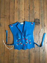 Load image into Gallery viewer, vintage 1940s felt vest {xs}