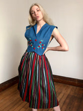 Load image into Gallery viewer, vintage 1940s felt vest {xs}