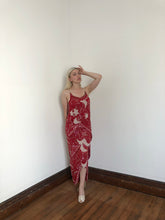 Load image into Gallery viewer, vintage 1980s shooting star flapper dress