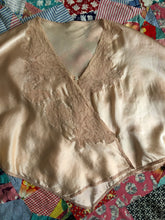 Load image into Gallery viewer, vintage 1930s silk bed jacket