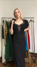 Load image into Gallery viewer, vintage 1940s evening dress set {m}