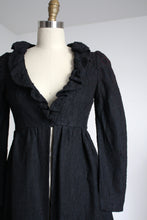 Load image into Gallery viewer, vintage 1960s lace redingote {xxs}