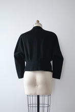 Load image into Gallery viewer, vintage 1950s black jacket