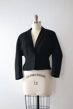 Load image into Gallery viewer, vintage 1950s black jacket