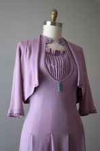 Load image into Gallery viewer, vintage 1940s CC41 rayon dress set