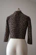 Load image into Gallery viewer, vintage 1950s leopard top