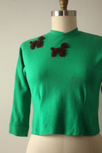 Load image into Gallery viewer, vintage 1950s Poodle sweater