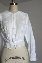 Load image into Gallery viewer, antique Edwardian cotton blouse {xs}