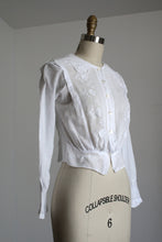 Load image into Gallery viewer, antique Edwardian cotton blouse {xs}