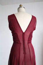 Load image into Gallery viewer, vintage 1930s magenta gown set {m}