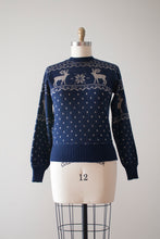 Load image into Gallery viewer, vintage 1940s reindeer sweater