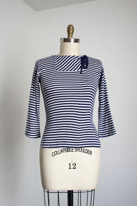 MARKED DOWN vintage 1970s striped shirt {XS-L}