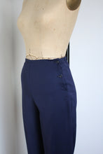 Load image into Gallery viewer, MARKED DOWN vintage 1930s 40s navy ski pants {xs}