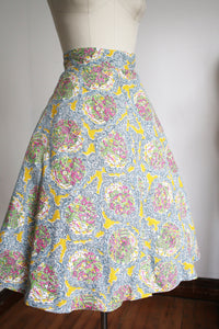 vintage 1950s novelty skirt {xs}