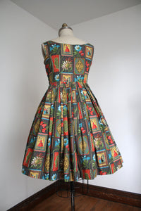 vintage 1950s novelty sun dress {m}
