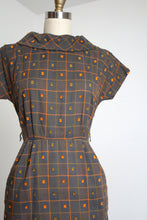 Load image into Gallery viewer, vintage 1950s cotton dress {s}