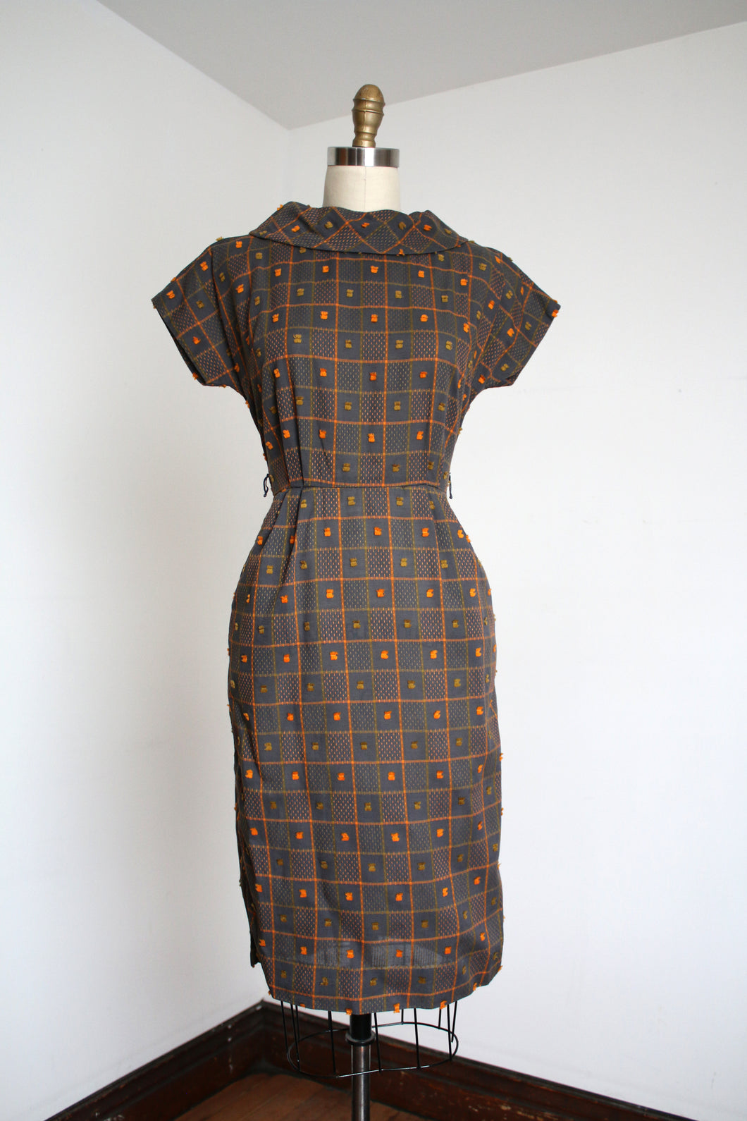 vintage 1950s cotton dress {s}