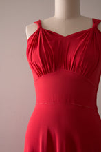 Load image into Gallery viewer, MARKED DOWN vintage 1930s orange rayon gown set