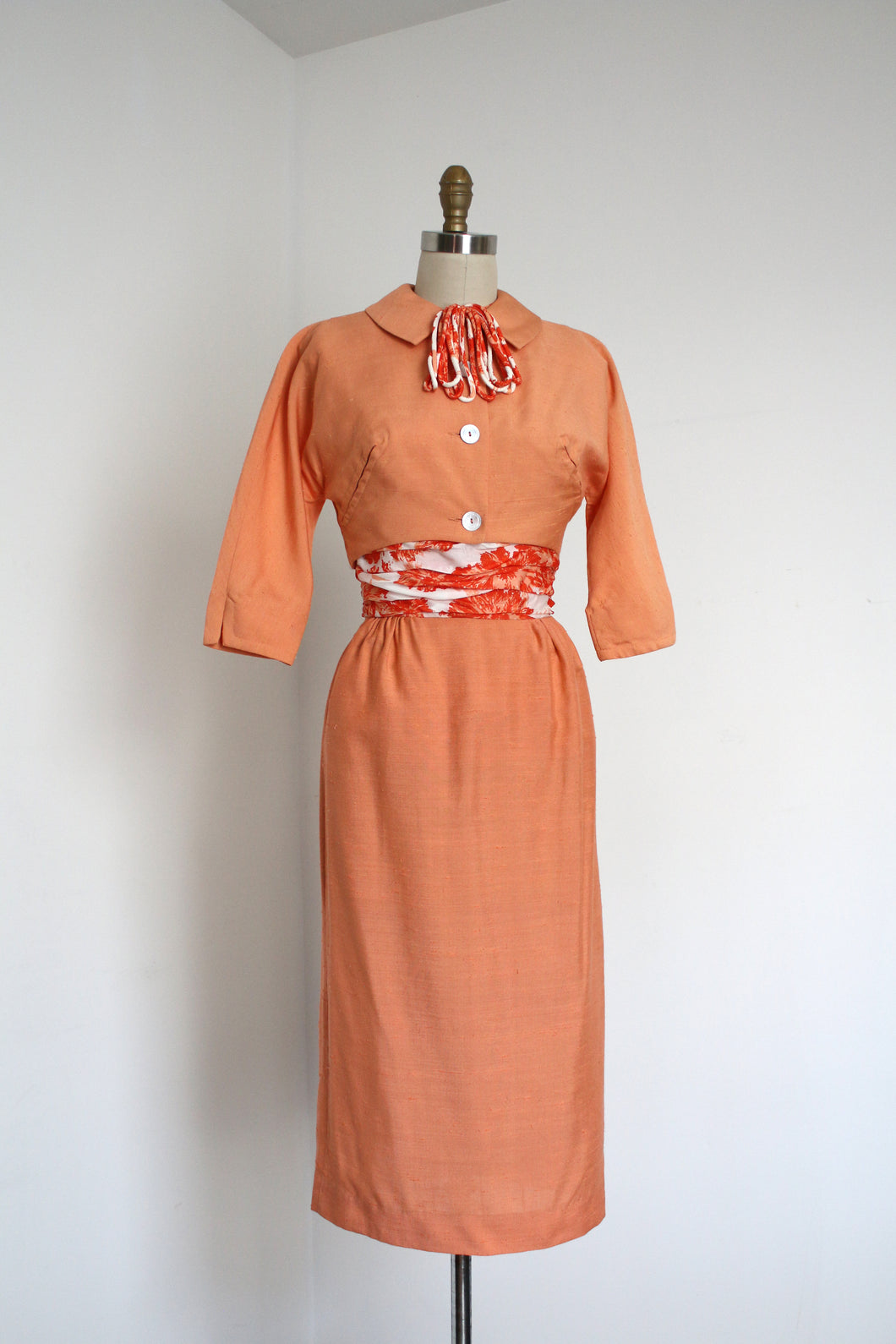vintage 1950s dress set {XS}