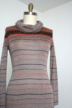 Load image into Gallery viewer, vintage 1970s knit turtleneck dress {m}