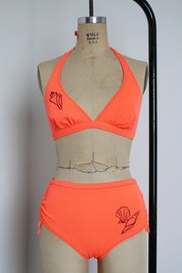 vintage 1970s Catalina neon bikini {XS/S}