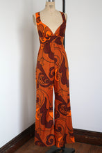 Load image into Gallery viewer, vintage 1970s psychedelic jumpsuit