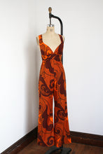 Load image into Gallery viewer, vintage 1970s psychedelic jumpsuit
